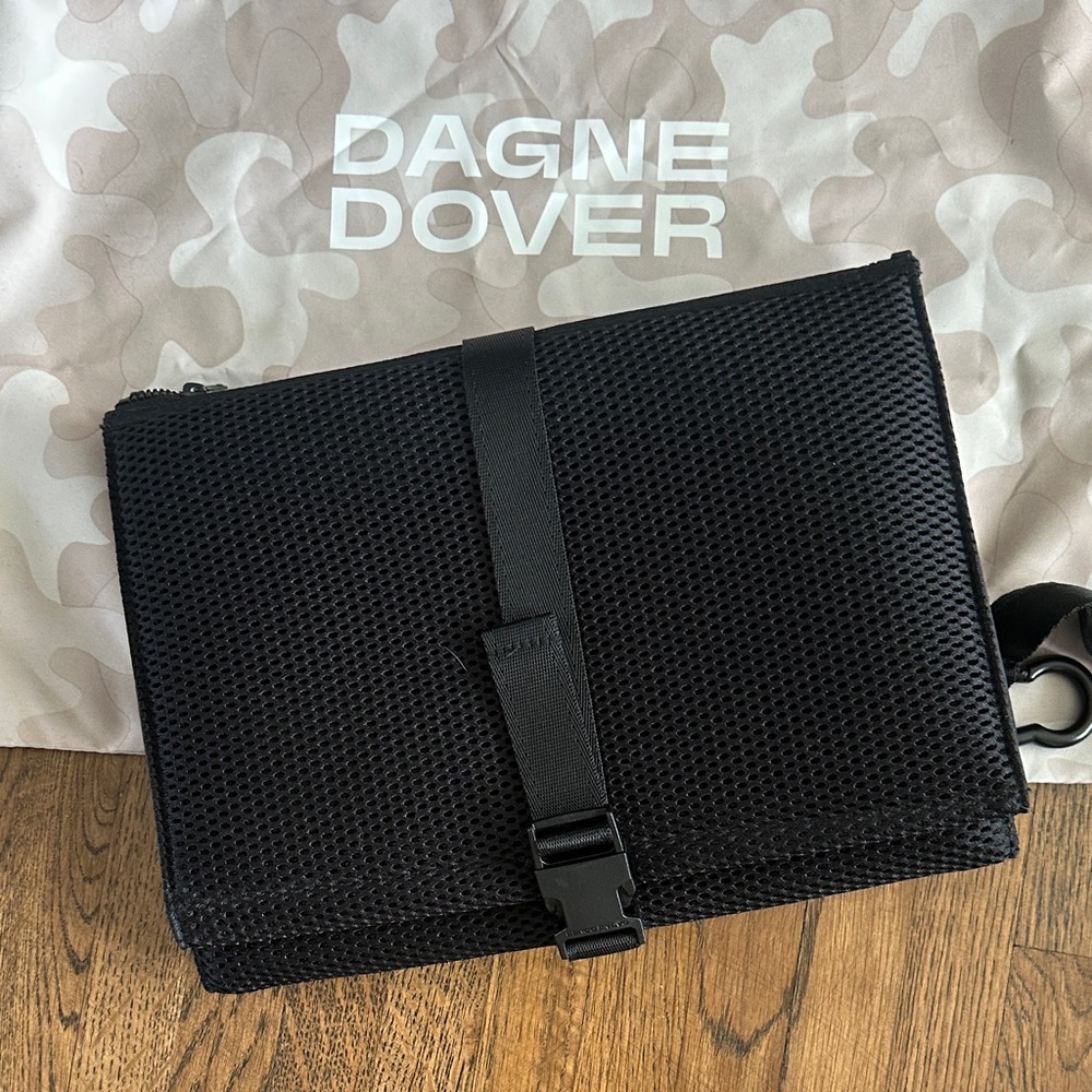 Dagne Dover “Joey” Black Mesh Diaper Changing Kit